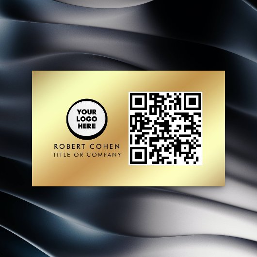 Aangepaste moderne visitekaartjes met logo & QR-co
