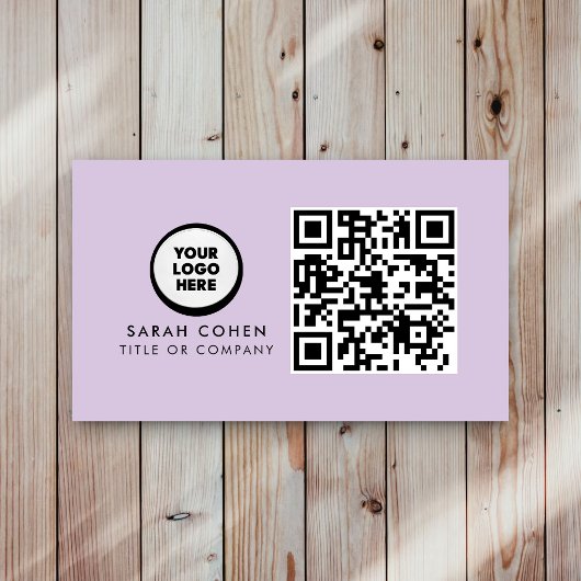 Aangepaste moderne visitekaartjes met logo & QR-co