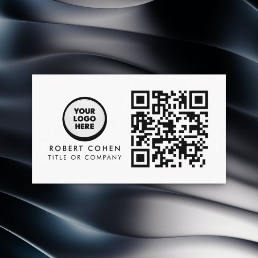 Aangepaste moderne visitekaartjes met logo & QR-co