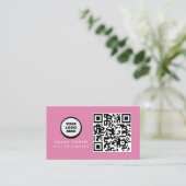 Aangepaste moderne visitekaartjes met logo & QR-co (Staand voorkant)