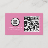 Aangepaste moderne visitekaartjes met logo & QR-co (Voorkant)