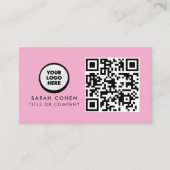 Aangepaste moderne visitekaartjes met logo & QR-co (Voorkant)