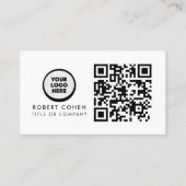 Aangepaste moderne visitekaartjes met logo & QR-co (Voorkant)