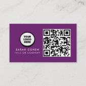 Aangepaste moderne visitekaartjes met logo & QR-co (Voorkant)