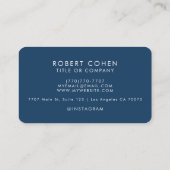 Aangepaste moderne visitekaartjes met logo & QR-co (Achterkant)