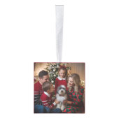 Aangepaste Moderne Vrolijke Kerstmis Familienaam 3 Decoratie (Rechts)