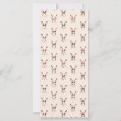Aangepaste moderne Waterverf Bunny Easter Party Me (Achterkant)