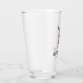 Aangepaste moderne waterverf Mopshasekop Pasen Glas (Rechts)