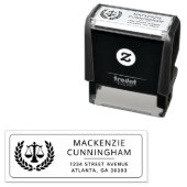 Aangepaste moderne wet advocaat rechtskantoor zelfinktende stempel (In situ)