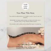 Aangepaste moderne zakelijke Logo Adverteren foto Flyer (Voorkant)