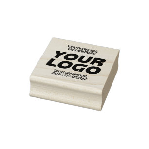 Aangepaste moderne zakelijke Logo en tekst Rubberstempel