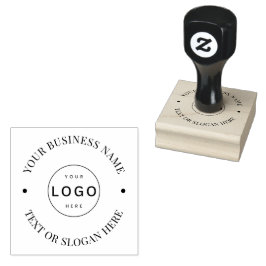 Aangepaste, moderne zakelijke Logo Rubberstempel