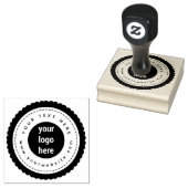 Aangepaste moderne zakelijke Logo & tekst Rubberstempel (Gestempeld)