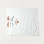 Aangepaste moderne zakelijke tafel runner cakes ba wandkleed (Voorkant (horizontaal))