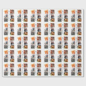 Aangepaste moderne zussen 6 Foto Collage Cadeaupapier (Vlak)