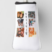 Aangepaste moderne zussen 6 Foto Collage Golfheadcover (Draai 90)
