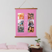 Aangepaste moderne zussen 6 Foto Collage Hangend Wandkleed (Slaapkamer)