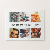 Aangepaste moderne zussen 6 Foto Collage Legpuzzel (Horizontaal)