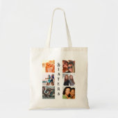 Aangepaste moderne zussen 6 Foto Collage Tote Bag (Voorkant)