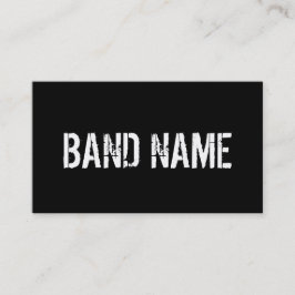 Aangepaste moderne zwart-witte band QR-code Visitekaartje