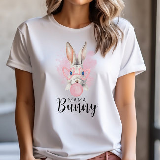 Aangepaste Moeder Bunny Zonnebril Matching Familie T-shirt