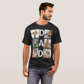 Aangepaste Moeder Foto Gepersonaliseerde Vaderdag T-shirt (Voorkant volledig)