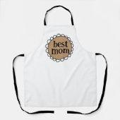 Aangepaste moeder geschulpte rand schort (Voorkant)