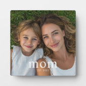 Aangepaste Moeder Gevestigd Modern Minimaal Foto Fotoplaat (Voorkant)