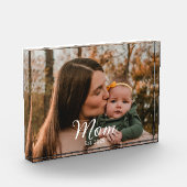 Aangepaste Moeder Gevestigde Moderne Schrift  Fotoblokken (Links)