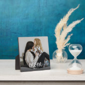 Aangepaste Moeder Gevestigde Moderne Script Foto Fotoplaat (Insitu)
