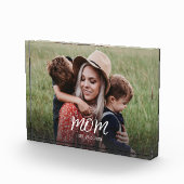 Aangepaste moeder gevestigde moderne scriptfoto fotoblokken (Rechts)
