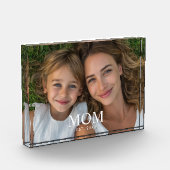 Aangepaste Moeder Opgericht Modern Schrift Foto (Links)