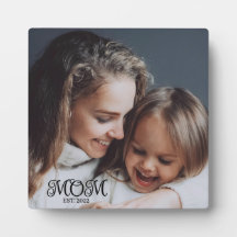 Aangepaste Moeder Opgericht Modern Schrift Foto
