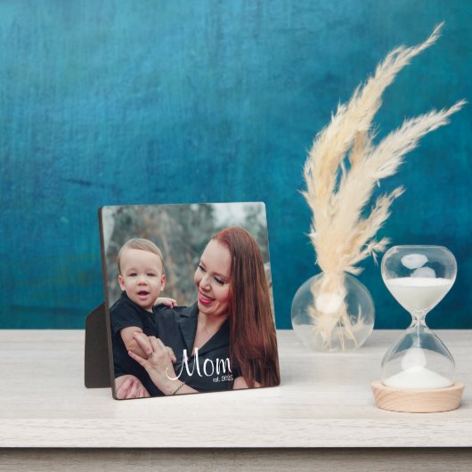 Aangepaste Moeder Opgericht Modern Schrift Fotoplaat (Insitu)