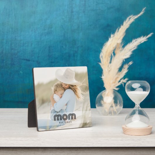 Aangepaste Moeder Opgerichte Moderne Retro Schrift Fotoplaat (Insitu)