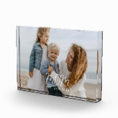 Aangepaste Moeder Opgerichte Moderne Schrift Fotoblokken (Rechts)