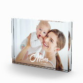 Aangepaste Moeder Opgerichte Moderne Schrift Fotoblokken (Rechts)