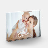 Aangepaste Moeder Opgerichte Moderne Schrift Fotoblokken (Links)
