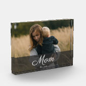 Aangepaste Moeder Opgerichte Moderne Schrift Fotoblokken (Links)