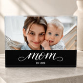 Aangepaste Moeder Opgerichte Moderne Script Foto