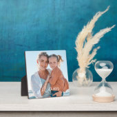 Aangepaste Moeder Opgerichte Moderne Script Foto  Fotoplaat (Insitu)