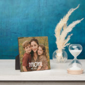 Aangepaste Moeder Opgerichte Moderne Script Foto Fotoplaat (Insitu)