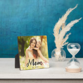 Aangepaste Moeder Opgerichte Moderne Script Foto Fotoplaat (Insitu)