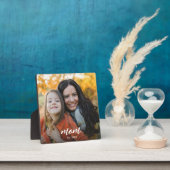 Aangepaste Moeder Opgerichte Moderne Script Foto Fotoplaat (Insitu)