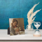 Aangepaste Moeder Opgerichte Moderne Script Foto Fotoplaat (Insitu)