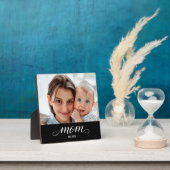 Aangepaste Moeder Opgerichte Moderne Script Foto Fotoplaat (Insitu)