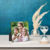 Aangepaste Moeder Opgerichte Moderne Script Foto Fotoplaat (Insitu)