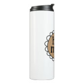 Aangepaste Moeder Scalloped Edge Thermische Reizen Thermosbeker (Gedraaid links)