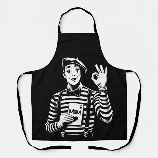 Aangepaste moeder van 2, 3, 4, 5 Verjaardag Moeder Schort (Voorkant)