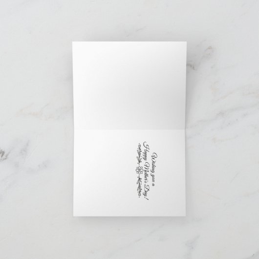 Aangepaste moederdag bedankkaart (Binnen)